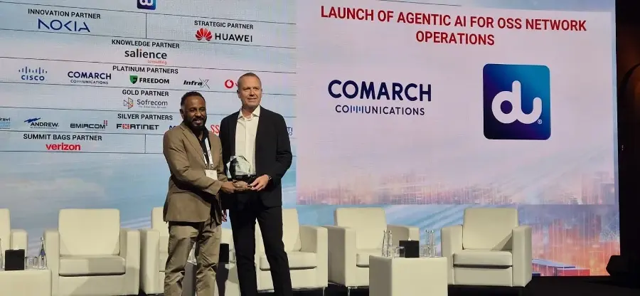 Comarch Communications and du announcement at Telecom Review Leaders' Summit 2026